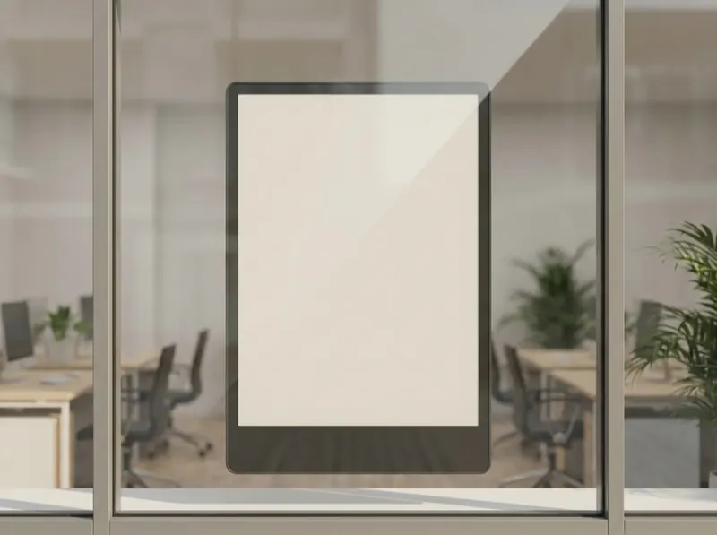 Real-estate shop window — Vitria E-Paper Display